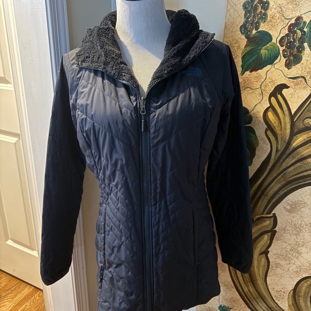 The North Face Women's Navy Quilted Ski Jacket